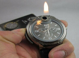 Foto van Horloge men s quartz wrist watches with lighter creative military fashion business male clocks momen