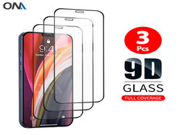 Foto van Telefoon accessoires screen protector for iphone 12 mini pro max tempered glass premium full coverag