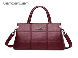 Foto van Tassen leather handbags women designer luxury high quality casual tote bags for large capacity shoul