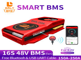 Foto van Elektronica lifepo4 48v 16s smart bms 18650 battery protection board balanced 150a 200a 250a 485 usb