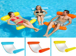 Foto van Meubels new inflatable water hammock home outdoor furniture floating bed lounge chair garden swimmin
