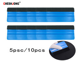 Foto van: Auto motor accessoires cheshjong car styling vinyl wrap film tools blue scraper squeegee with felt e