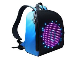 Foto van Lampen verlichting new advertising light led display backpack smart wifi version app control diy out