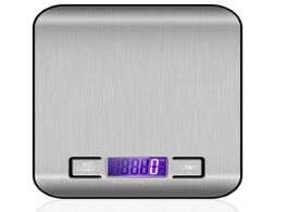 Foto van Huis inrichting stainless steel kitchen scale electronic weighing 5kg 10kg household food mini gram 