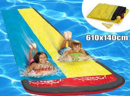 Foto van Speelgoed 6 size children s summer waterslide inflatable toy garden kids entertainment outdoor water