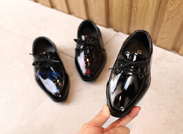 Foto van Baby peuter benodigdheden autumn new children leather shoes boys dress solid color black kids casual