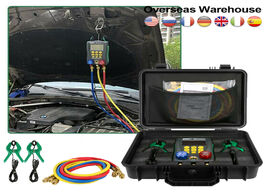 Foto van Auto motor accessoires dy517a car hvac manifold air conditioning r134a digital refrigeracion repair 