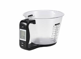 Foto van Huis inrichting kitchen scale electronic measuring cup baking 1kg600ml liquid