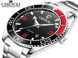 Foto van Horloge chenxi watches top brand luxury quartz men s analog military sports wristwatches waterproof 