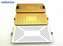 Foto van Schoonheid gezondheid disinfection tray single layer sterilization case autoclavable instruments sur
