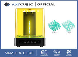 Foto van Computer anycubic wash cure for 3d printer washing curing model 2 in 1 and machine printers
