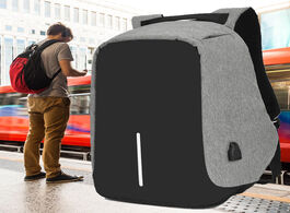 Foto van Tassen ike marti anti theft laptop backpack bag 15.6 inch men mochila women waterproof urban black 2
