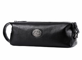 Foto van Tassen classic men wallet credit card holder coin pocket s clutch bag leather wristlet purse for mon