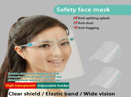 Foto van Beveiliging en bescherming face shield anti spray kitchen fog oil protect eyes clear cover transpare
