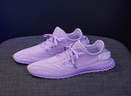 Foto van Schoenen fashion women sneakers tenis feminino casual shoes 2020 breathable mesh purple pink basket 