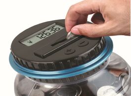 Foto van Beveiliging en bescherming large bucket piggy bank electronic automatic counting change coin smart c