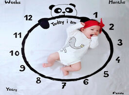 Foto van Baby peuter benodigdheden newborn photography blanket monthly growth milestone props background clot