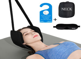 Foto van Schoonheid gezondheid neck head hammock traction massager cervical tools posture pain relief relaxat