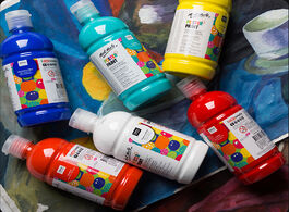 Foto van Huis inrichting mont marte 24 color gouache pigment bottle 500ml children s non toxic watercolor lar