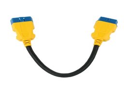 Foto van Auto motor accessoires autool 36cm car obd2 reinforced nylon extension cord male to female cable for