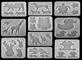 Foto van Sieraden animals deers owls shape silicone mold resin for diy epoxy uv jewelry pendant casting molds