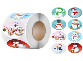 Foto van Kantoor school benodigdheden 100 500pcs christmas stickers printable labels 8 designs pattern cartoo