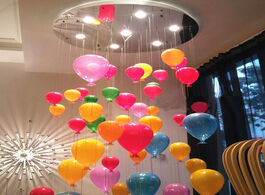 Foto van Lampen verlichting fashion modern led children bedroom colorful balloon pendant light multicolour gl