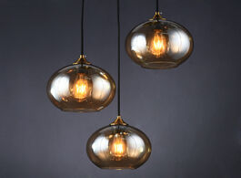 Foto van Lampen verlichting nordic led glass pendant lights living room luster bedroom luxury indoor decor li