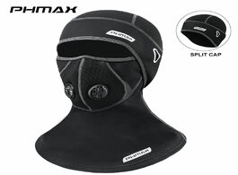 Foto van Sport en spel phmax fleece ski mask windproof skiing face filters winter keep warm protective split 