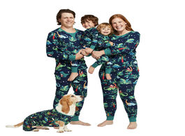 Foto van Baby peuter benodigdheden 2020 christmas dinosaur printed parent child outfit casual family pajamas 