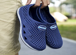 Foto van Sport en spel men s sandals arrival summer shoes flip flops high quality beach sneakers anti slip za