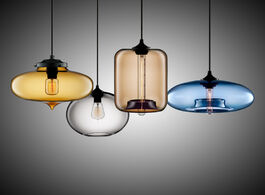 Foto van Lampen verlichting modern pendant lights bedroom dining room loft luminaire suspension multicolored 
