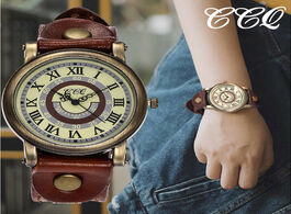 Foto van Horloge women s casual quartz leather band newv strap watch analog elegant wrist dress reloj mujer v
