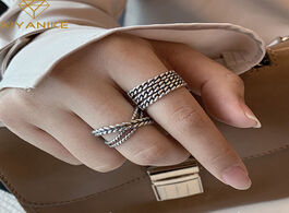 Foto van Sieraden xiyanike prevent allergy 925 sterling silver chain cross handmade ring for women vintage cr