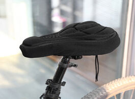 Foto van Sport en spel 3d bicycle saddle seat new soft bike cover comfortable foam cushion cycling for access