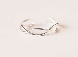 Foto van Sieraden 925 sterling silver hollow cross rings for women adjustable size wedding finger