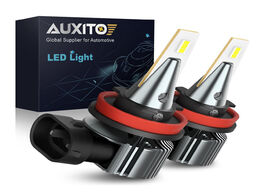 Foto van Auto motor accessoires 2pcs h8 h11 led 3000k 6000k white h10 h16jp fog lights bulb driving lamp for 