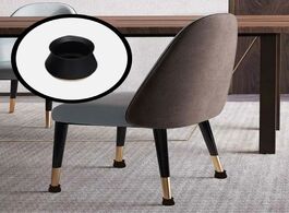 Foto van Meubels 4 pcs set felt table and chair cover non slip leg socks foot pad furniture base dust