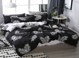 Foto van Huis inrichting more style!!! 4pcs set duvet cover quilt pillowcase geometric printing bedding sets 