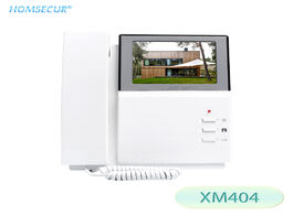 Foto van Beveiliging en bescherming homsecur xm404 4.3 lcd video intercom doorbell door phone system two way 