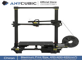 Foto van Computer anycubic chiron 3d printer large build volume with automatic level ultrabase extruder heate
