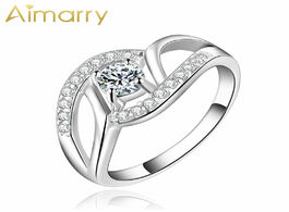 Foto van Sieraden aimarry 925 sterling silver charm aaa zircon ring for women party engagement gift wedding f