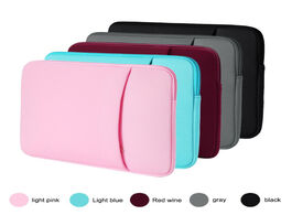 Foto van Sport en spel laptop notebook sleeve case protection bag cover for macbook air pro soft zipper pouch
