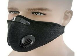 Foto van Sport en spel outdoor anti dust half face mask mouth muffle windproof bicycle skiing black cover cyc