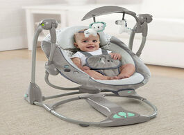 Foto van Baby peuter benodigdheden rocking chair multi function music electric swing infant comfort newborn f