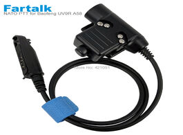 Foto van Telefoon accessoires a58 z tactical ptt for baofeng uv9r uv 9r plus xr bf radio walkie talkie comtac