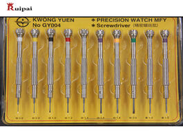 Foto van Horloge 10 pcs 316 steel extreme hardness watch screwdriver set precision screwdrivers repair tools