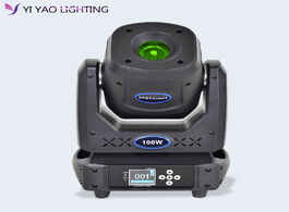 Foto van Lampen verlichting lyre led 100w dmx stage moving head beam spot light gobo rotation color effect wi