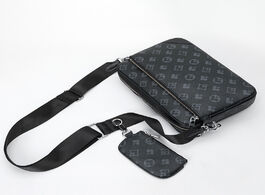 Foto van Tassen 2020 new fashion luxury brand designer messenger bags for men 3 in 1 handbags shoulder vintag