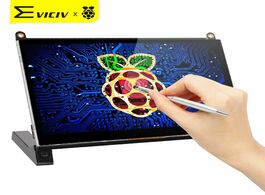 Foto van Computer eviciv 7 inch raspberry pi 2 3 4 model b zero touch screen 1024x600 portable monitor 16:9 d